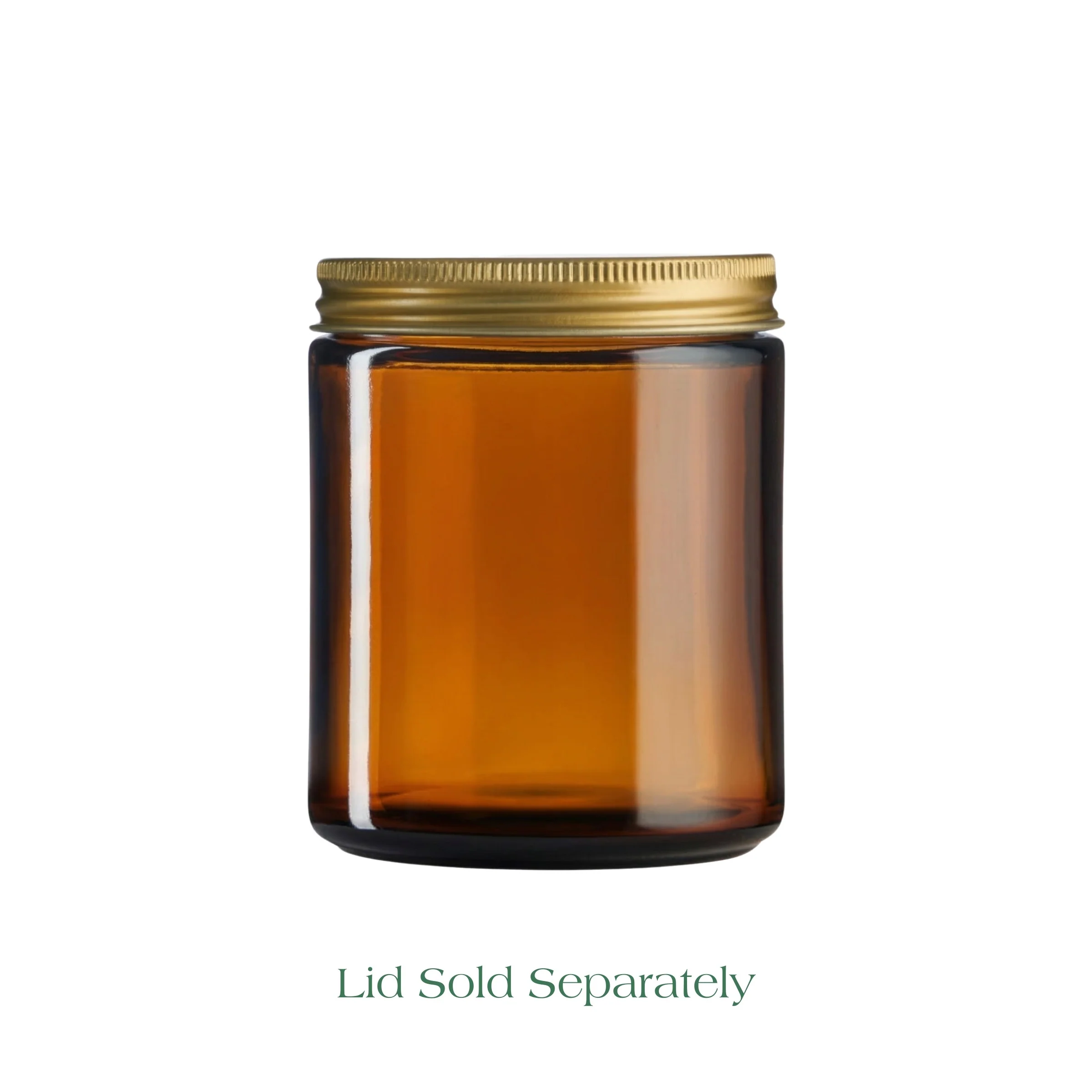 180ml Amber Glass Apothecary Jar - No Lid - Image 7