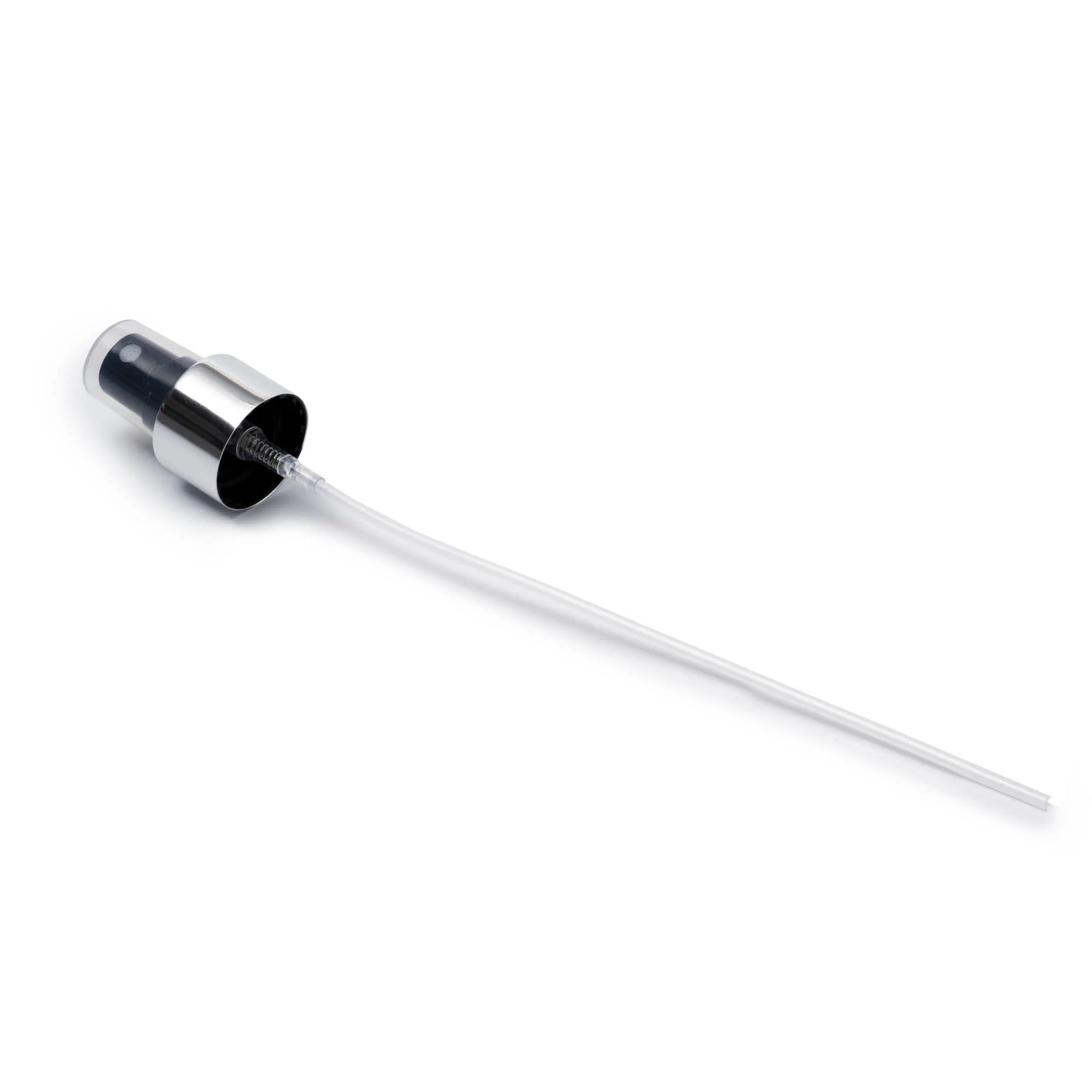 Black Atomiser with Silver Collar
