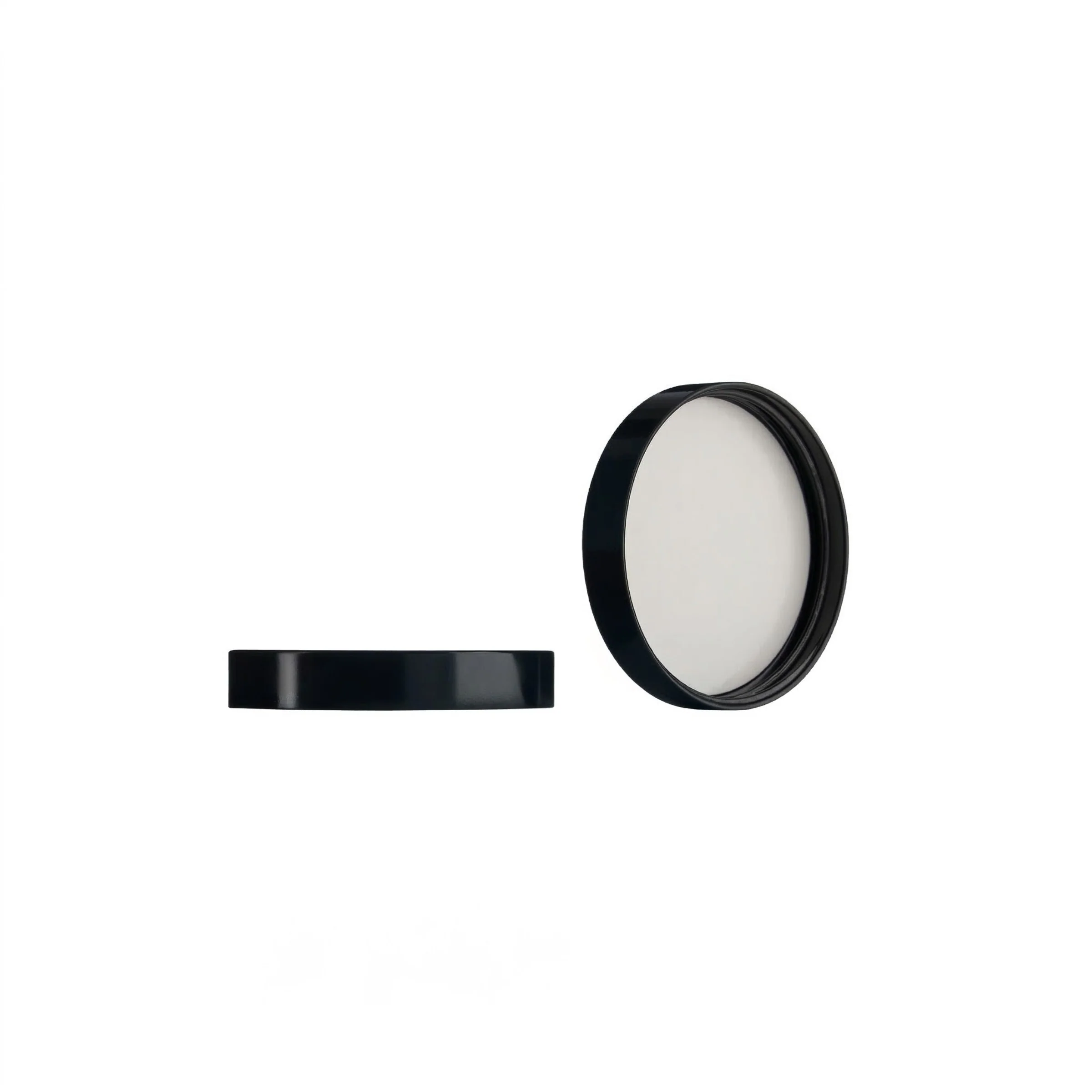 Black Urea Lid — Fits Amber Apothecary Jar — 180ml