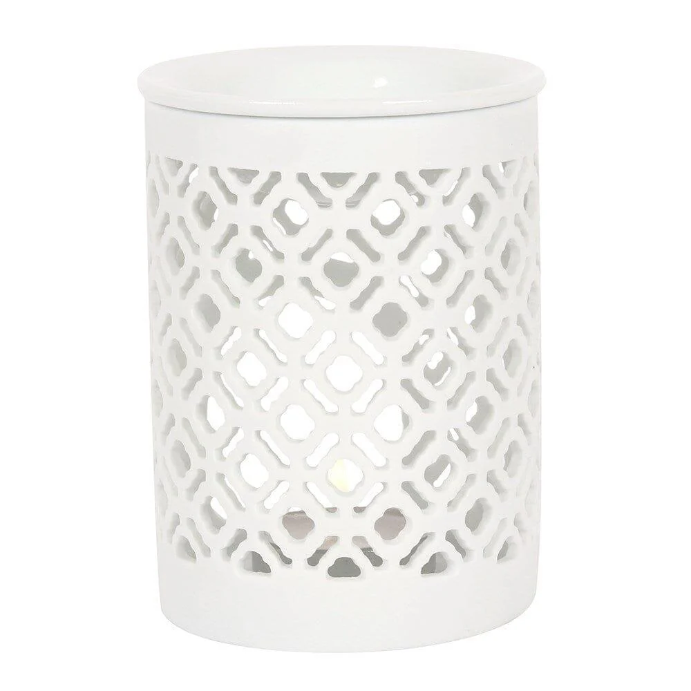 Lattice Pattern - Ceramic Wax Melt Burner