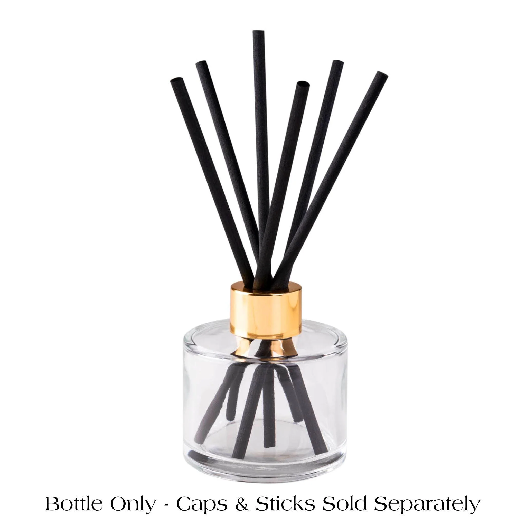 Circular Reed Diffuser BOTTLE - 100ml - Clear