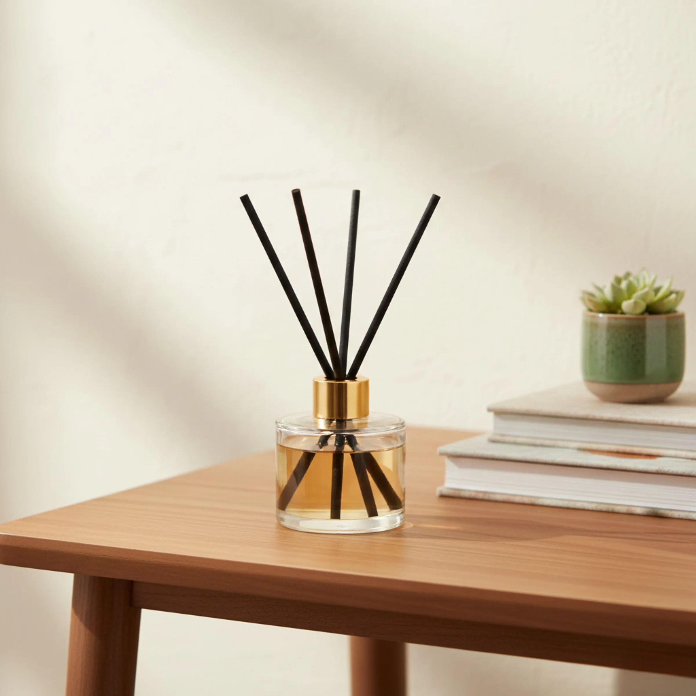 Circular Reed Diffuser BOTTLE - 100ml - Clear - Image 2
