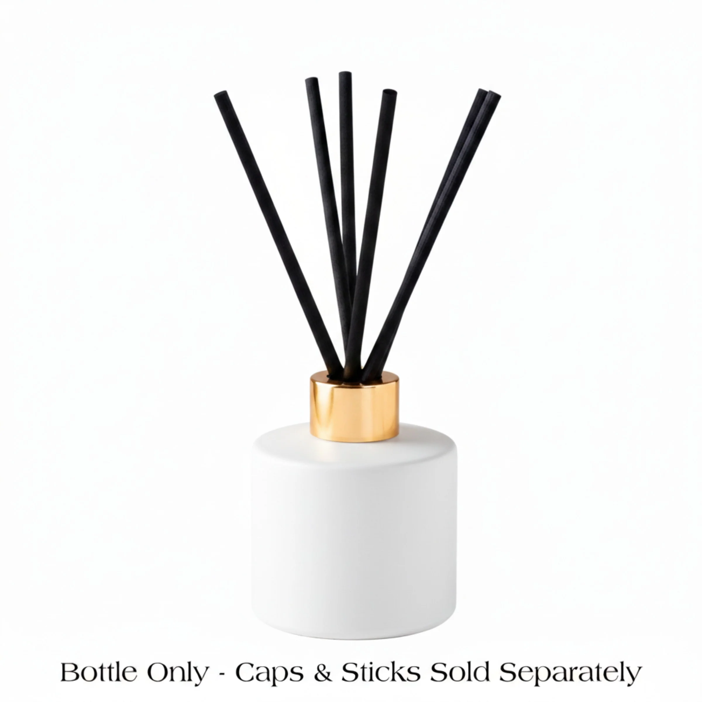 Circular Reed Diffuser BOTTLE - 100ml - Gloss White