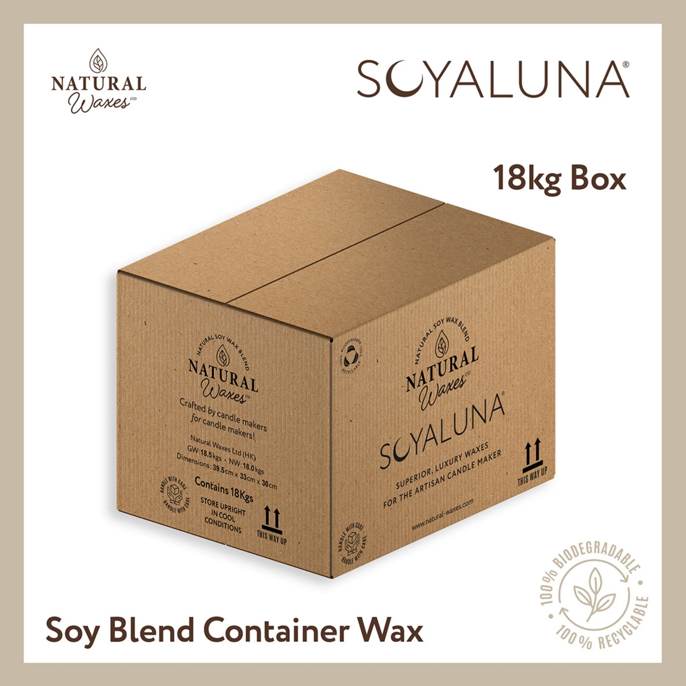 SoyaLuna Blend Container Wax - 18kg