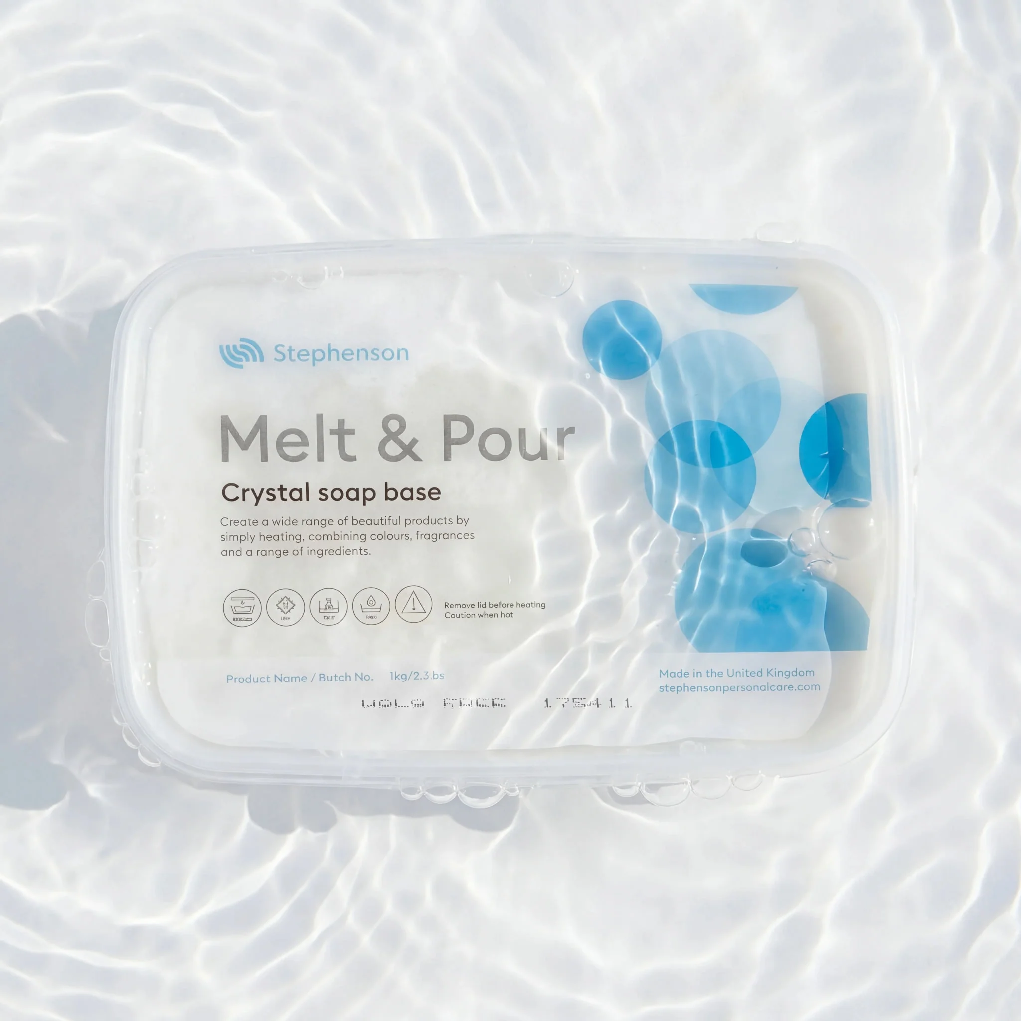 Stephenson's White SLS Free Melt & Pour Soap Base - Image 4